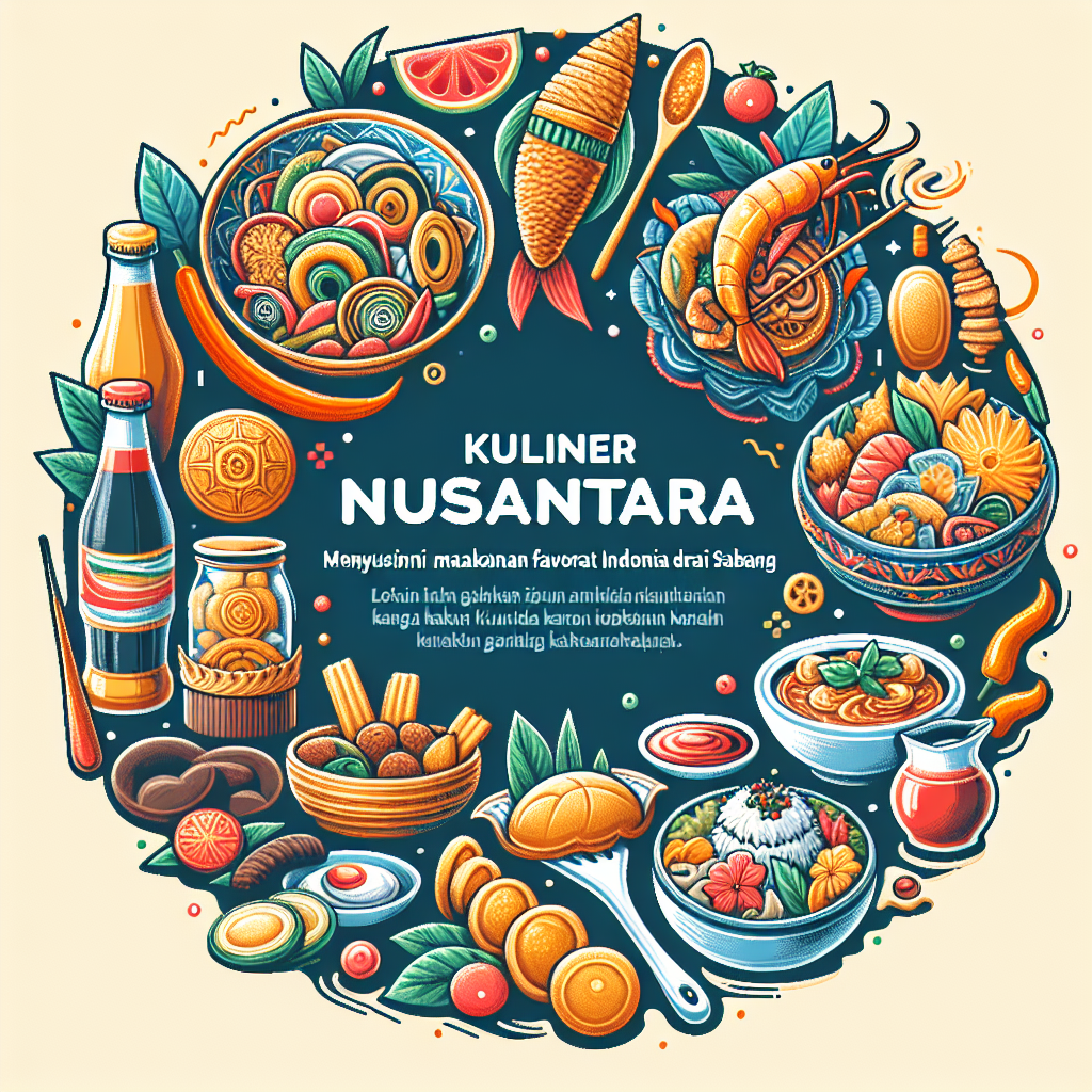 Kuliner Nusantara: Menyusuri Jejak Makanan Favorit Indonesia dari Sabang
