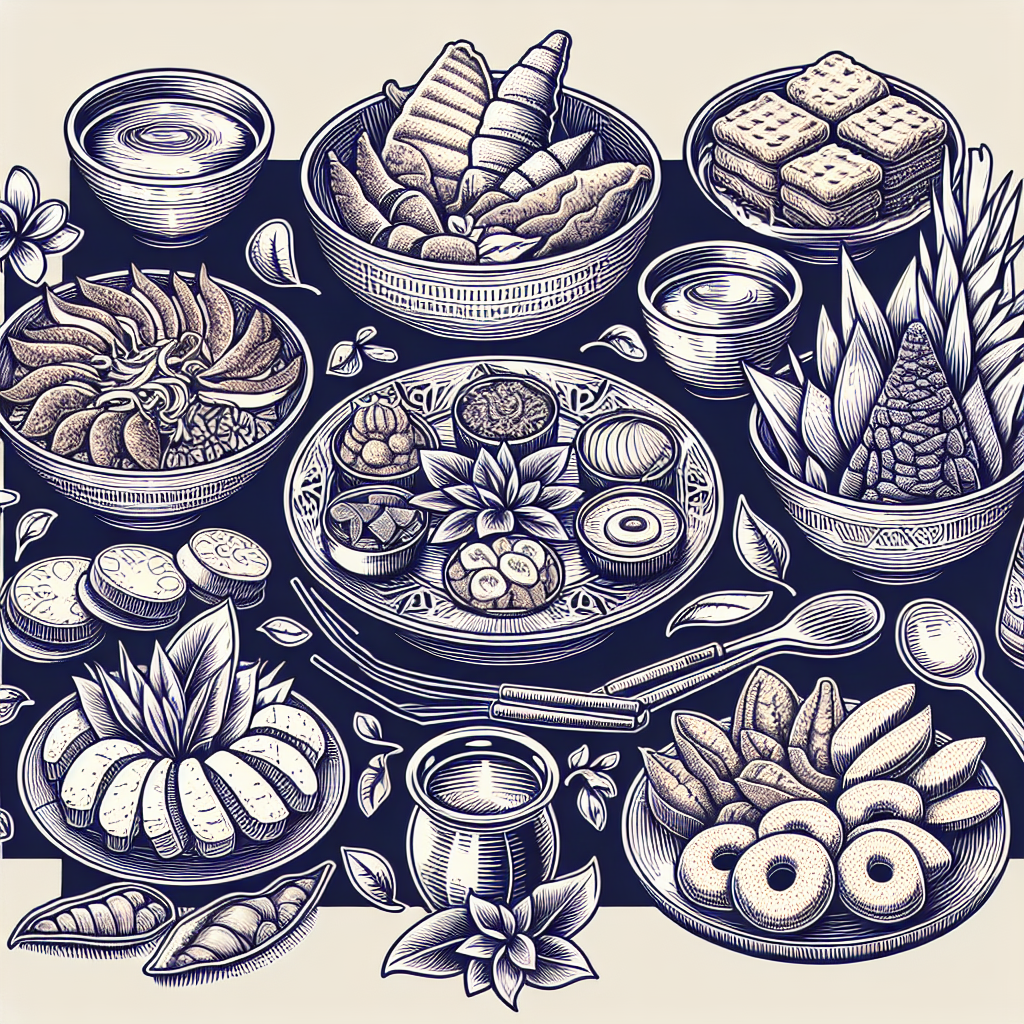 Sketsa Makanan Tradisional Indonesia: Memadukan Seni dan Kuliner Khas