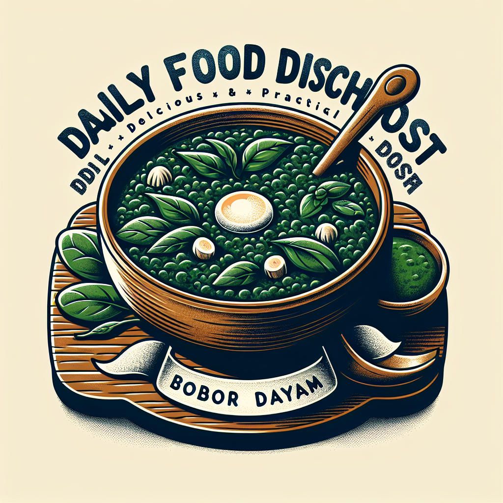 Resep Bobor Bayam yang Lezat dan Praktis untuk Hidangan Sehari-hari