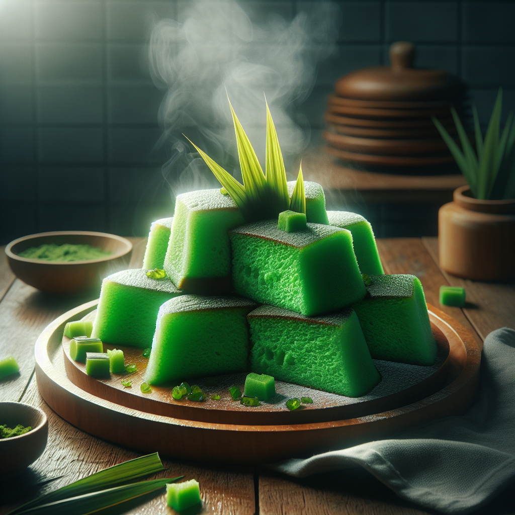 Resep Bolu Pandan Kukus yang menggugah selera dan mudah dibuat di rumah